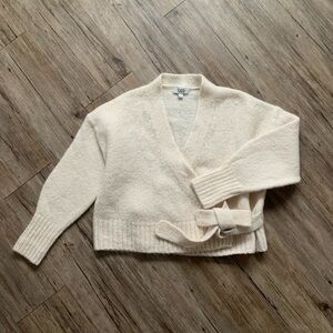 Gorgeous COS wool-blend wrap sweater, M